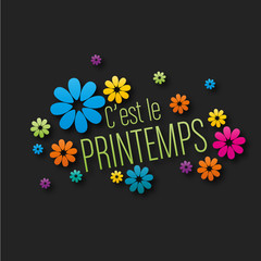 c'est le printemps