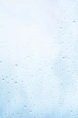 Water drops on the window - abstract background