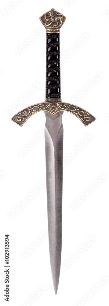 Wall mural short sword dagger old knife