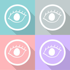 Winking eyes Vector EPS10, Great for any use.