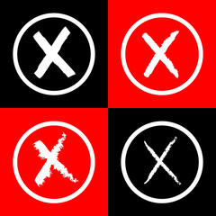 Cancle sign Vector EPS10, Great for any use