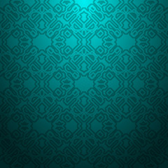 Cyan geometric pattern