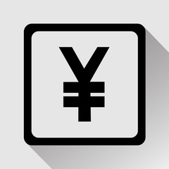 Obraz premium Yen sign icon Vector EPS10, Great for any use.