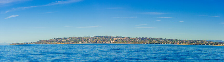 Fototapeta na wymiar Panoramic view of Coastline in San Diego
