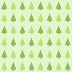 Christmas vector seamless pattern with trees Vector EPS10, Great for any use.