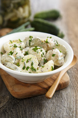 Potato salad with chives