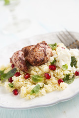 Chicken with couscous