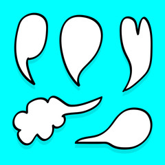 Cute Speech Bubble Chat Vector EPS10, Great for any use.