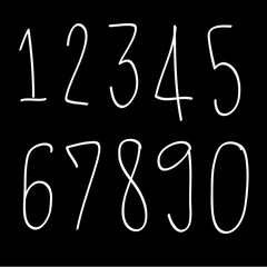 Numbers Set Vector EPS10, Great for any use.