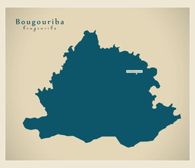 Modern Map - Bougouriba BF