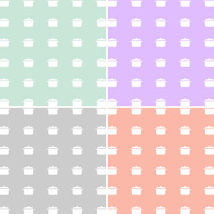 Pastel Pot Background Pattern Vector EPS10, Great for any use.