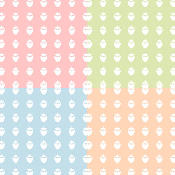 Sweet strawberry Color Polka Dot Vector EPS10, Great for any use.