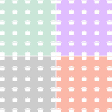 Pastel Pot Background Pattern Vector EPS10, Great for any use.