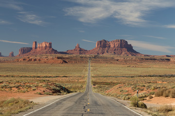 Highway at Monument Valley