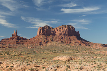 Fototapeta na wymiar Monument Valley, Thunderbird Mesa