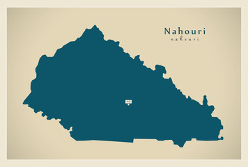 Modern Map - Nahouri BF