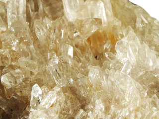 clear rock crystal quartz geode geological crystals