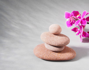 Spa stones treatment scene, zen like concepts
