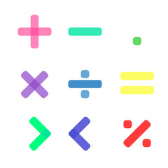 Obraz premium Math symbol