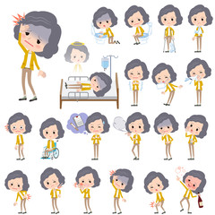 Yellow jacket Middle woman About the sickness