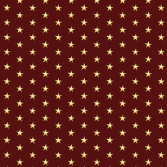 Pattern with gold stars