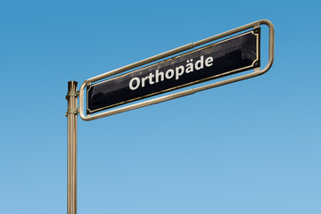 Schild 64 - Orthopäde