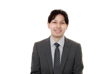 笑顔のビジネスマン