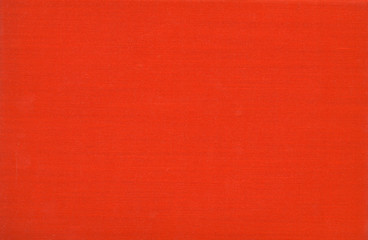 Red textile book cover. Canvas texture background cover.