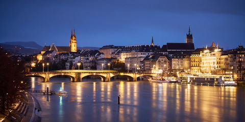 Obraz na płótnie Canvas Panorama Basel