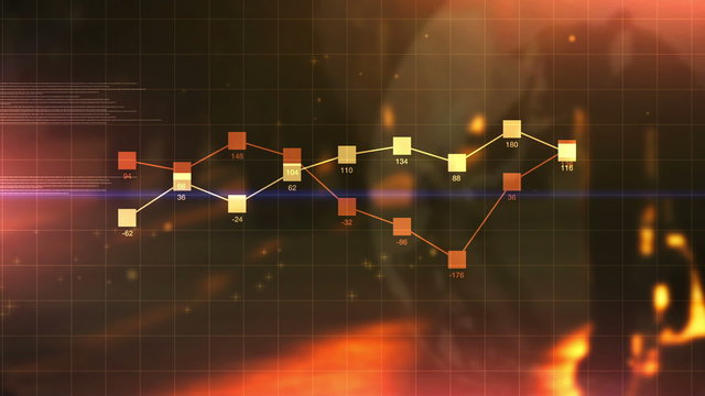 World migration abstract infographics background, animated linear chart diagram.