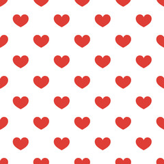 Hearts seamless pattern