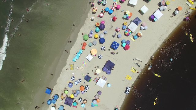 Top View of Barra do Una, Brazil