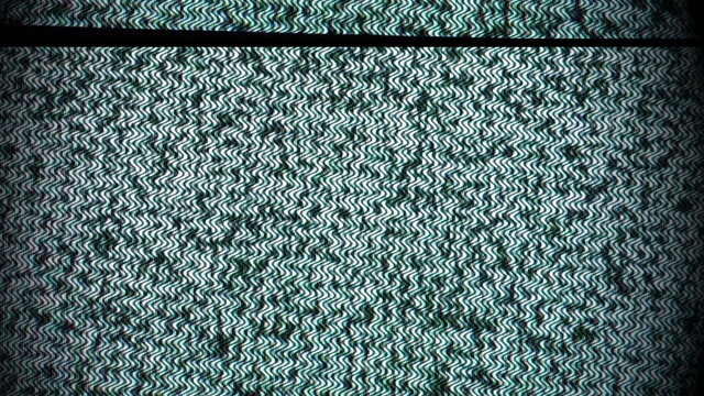 Broadcast break, television static noise background