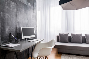 Home office in new style