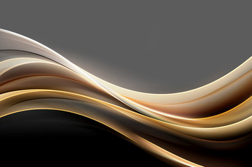 Beautiful Gold Abstract Grey Background