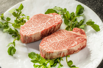 新鮮和牛ステーキ　Fresh delicious steak