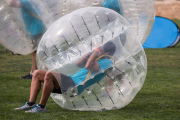 bubble football ball game