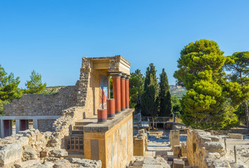 Knossos palace at Crete, Greece Knossos Palace..