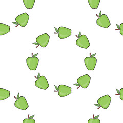 Seamless pattern background with apples.