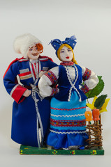 Кубанский казак и казачка
