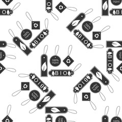 Eco tags icon pattern