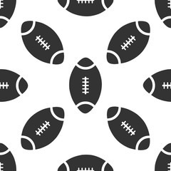 American Football ball icon pattern
