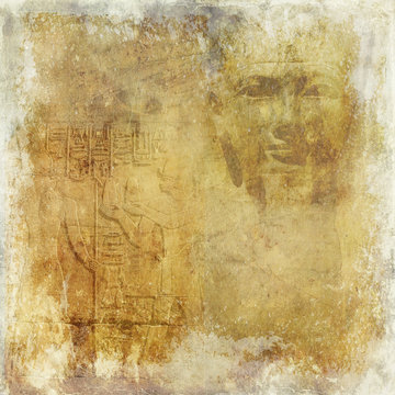 Grunge antique Egypt background