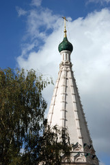 Obraz premium Elijah the Prophet church in Yaroslavl, Russia. UNESCO World Heritage Site.