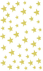 Изолированный Звезды Желтый Детский Волшебный