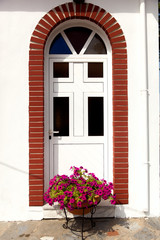 Fototapeta na wymiar Door of the Christian Church