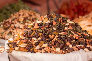 dried seeds on a table