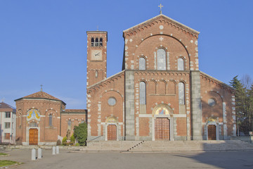 Obraz premium legnano chiesa del redentore in provincia di milano lombardia italia church milan lombardy italy 
