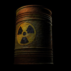 Atommüll - Radioktiv - Fass - Rost © markus dehlzeit