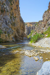 Preveli river in Crete, Greece